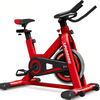 New model of dynamic bicycle fitness equipment, home exercise bike, sports bicycle, new model, wholesale, environmentally friendly material, all red (national standard model)