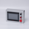 Touch screen installation box Touch screen Weilun human-machine interface box control box bracket PLC text electric control box 4 switch holes without button switch 7 inches 192*138 x all-aluminum side cover