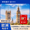 European Vodafone phone card 4G/5G high-speed traffic Internet card European multi-country travel card 16 days 40GB