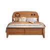 Caiti solid wood children's bed for boys and girls 1.2m single bed 1.5m teen bedroom bed storage bed home bed single bed standard pine silent bed board 150*190cm standard pine silent bed board