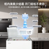 MeiLing 201 liter single temperature household refrigerator freezer frost-reducing direct cooling fixed frequency first-level energy efficiency-35 cryogenic mechanical temperature control color steel panel freezer BC/BD-201DT white