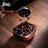 Bincoo walnut coffee bean electronic scale hand brewed coffee bean weighing machine coffee bean weighing tray coffee bean dish weighing walnut bean dish electronic scale + sealed jar