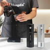 Mongdio bean grinder electric coffee bean grinder portable coffee machine rechargeable steel core grinder T2 electric bean grinder-silver seven-star knife cone