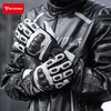MOTOWOLF motorcycle gloves are warm in winter, thickened and velvet, waterproof, windproof and fall-proof, genuine leather motorcycle riding equipment