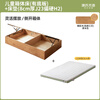 Genji Muyu children's furniture solid wood children's bed bedroom without bedside tatami box bed for boys and girls small apartment storage bed children's box bed (with bottom board) + mattress (8cm thick J23 1200mm*2000mm