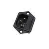 Power socket AC-03 three-pin socket with ear screw hole male socket safe two-in-one socket AC-03 socket