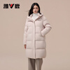 Yalu mid-length down jacket women's 2025 new winter hooded commuting all-match casual fashion thickened warm jacket