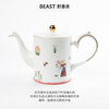 THE BEAST Chiba Rose Bone China Tea Set Souvenir Birthday Gift Wedding Gift