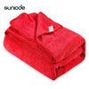Shanniod nano rag towel red car wiping microfiber lint-free thickened 100g 35*75cm strip