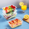 Youao disposable lunch box square 1000 type * 20 sets with lid food grade fast food box thickened packing box picnic tableware