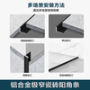 Metal strip edge strip Aluminum alloy tile positive corner floor edge strip Wall tile closing strip L-shaped edge strip Metal dividing strip 15mm extremely narrow L-shaped positive corner strip_Jingsi Weifajin_2.7 meters (remarks