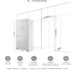 Casarte 550-liter French multi-door ultra-thin zero-embedded fully automatic ice-making and frost-free refrigerator BCD-550WGCFDMGZHU1