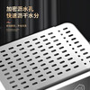 OEMG German 316 stainless steel drain basket retractable kitchen sink large household sink drain rack long 316 retractable drain basket large