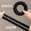 UPLUS high-elasticity hair ties 6 pieces bold seamless hair rope headband rubber band hair rubber band hair accessories black beauty