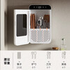 Jingyan chopstick sterilizing and drying all-in-one machine household chopstick cage wall-mounted punch-free chopstick box storage box storage rack plug-in model sterilization + high temperature drying + smart cruise partitioned storage dynamic digital screen + visual pane