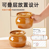 Crock pot soup stew pot household commercial water-proof stew one person steamed egg bowl stew pot Shaxian snack ceramic soup pot white single pack 500ml extra thick