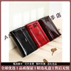 ANYSMIC Luxury High-End Brand Wallet Women's Genuine Leather Multiple Card Slots Women's Coin Purse Fashionable and Versatile Patent Leather ID Bag Card Holder Women's Red