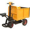 Greener electric trolley construction site ash bucket dump truck construction site used to pull cement and pull salad bricks tricycle transport truck electric hand push three-door (60 wide) upgraded version