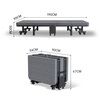 OKeefe folding sheet single nap bed office nap bed camp bed hospital accompanying bed 90cm latex sponge bed