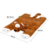 ZEZE Tiger Mat Dog Mat Kennel Dog Sleeping Mat Pet All Seasons Large Dog Small Dog With Pillow