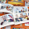 Journey to the West comic book color collector's edition (12 volumes) large square full-color picture classic nostalgic little book four famous children's picture books classic stories primary school students extracurricular reading 6-9-12 years old easy to understand audio companion reading
