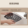 Midea air fryer for home use without turning, fully automatic fryer with large capacity for blue steam tender frying, no need to turn, air fryer and grill all-in-one fryer, homemade millet crispy rice cake, gold list, time and temperature control, no turning, 5.3L KZE5313