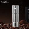 Mongdio bean grinder electric coffee bean grinder portable coffee machine rechargeable steel core grinder T2 electric bean grinder-silver seven-star knife cone