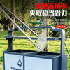 Kelibang clip stainless steel clip sanitation special garbage clip garbage rack curved mouth with teeth 38cm KB2041