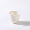 Disposable rice husk tea cup, environmentally friendly and thickened, high-end camping, heat-resistant and high-end dining rock tea green tea cup, rice husk white 55ml*50 pieces