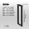 He Jiagong iron table leg bracket bar leg desk leg sideboard table leg dressing table leg bracket dining table leg stand default matte black (single) width 30 height 100 (bar foot) mouth shape single