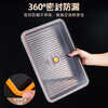MOZHOU German quality 304 stainless steel dumpling box refrigerator special crisper frozen sealed food grade large capacity 304 stainless steel dumpling box 1 pack