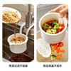 Kamanpai is a good helper in the kitchen. Hanging sink drain basket. Kitchen sink drain filter to filter residual vegetables. Large net diameter 10CM. Say goodbye to dirty hands + blocked pipes. Large thickening comes with hanging rack. Green + yellow 2 pcs.