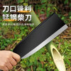 Jiang Tingke woodcutter outdoor agricultural manganese steel road opener heavy-duty machete woodchopping agricultural long-handled gardening tool rubber handle straight head 1 pack