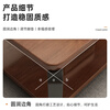 Olin European style coffee table solid wood coffee table living room simple tea table small apartment tea table thickened ecological board solid wood double layer tea table