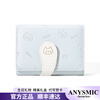 ANYSMIC luxury bags women's bags big brand new wallet cute cat tail student folding multi-card clutch bag pink anti-degaussing upgraded version