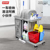 Multifunctional cleaning trolley cleaning truck hotel linen truck cleaning garbage truck KJ03 MJ39002/32 liter water squeezer truck