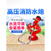 Fire water cannon fixed PS3050 high pressure automatic intelligent mobile trailer foam cannon ball valve seat marine CCS stainless steel fire water cannon original color or red