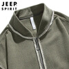 JEEP SPIRIT Jeep Jacket Men's Sweater Sweater Men's Autumn and Winter American High-End Casual Trendy Clothes Navy XL