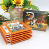 Journey to the West comic book color collector's edition (12 volumes) large square full-color picture classic nostalgic little book four famous children's picture books classic stories primary school students extracurricular reading 6-9-12 years old easy to understand audio companion reading
