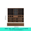 Lin's home hole board deck bookcase integrated whole wall full living room display cabinet storage bookshelf UY1X