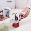 Bileti Double Enjoy Art Moka Pot Italian American Coffee Machine Home Hand-brewed Coffee Pot New Year Gift Artistic Style Red