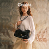 Cnoles Sun Qian's same style Wanqing bag women's leather autumn and winter new large capacity commuter shoulder crossbody hobo bag