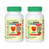 ChildLife Little Golden Pearl Children's DHA Infant and Toddler DHA Preservative-Free Children's Fish Oil 90 capsules 6 months to 12 years old two bottles