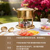 Hanxiao 304 stainless steel small hot pot pot, one person, one pot, commercial single-person special shabu-shabu small pot, natural glass lid, small hot pot 18cm