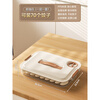 Xiji dumpling box household food-grade kitchen refrigerator storage box organization artifact fresh-keeping quick-freezing special wonton box cream white 1 layer can hold 70 dumplings 1 layer can be portable