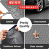 Non-slip floor rubber thickened rubber waterproof tendon flame retardant insulating plastic floor wear-resistant PVC outdoor non-slip floor mat super thick * 4-mm gray herringbone pattern customized (contact customer service for size can be cut)