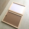 Specimen display frame, specimen room storage frame, photo frame, decorative frame, wood color A4