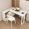 Gujia retractable desk Nordic dining table and sideboard integrated home small apartment space saving two white 80*35*75