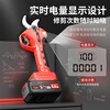 DELIXI branch scissors, electric electric pruning shears, lithium-ion pruning shears for fruit trees, rechargeable garden special pruning tool, speed shear king 2.0Ah brushless economic version 1 battery