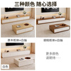 Meimu Home solid wood TV cabinet floor-standing 2025 new living room home modern simple coffee table TV cabinet combination solid wood color + jade dust white 1.6 meter TV cabinet two drawers and one flip door